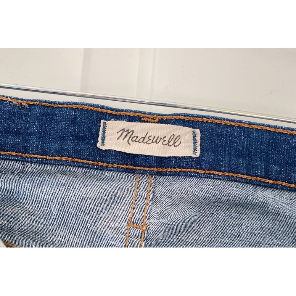 Madewell 10" High-Rise Skinny Jeans: Chewed-Hem Edition Size 26 - Picture 10 of 15